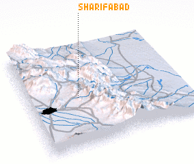 3d view of Sharīfābād