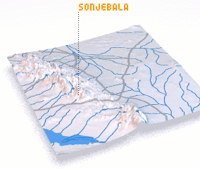 3d view of Sonj-e Bālā