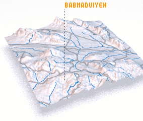 3d view of Bāb Mādū\