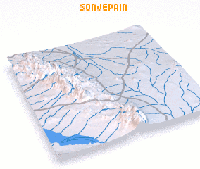 3d view of Sonj-e Pā\