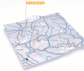 3d view of Kam Gūrān