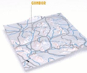 3d view of Gom Bor