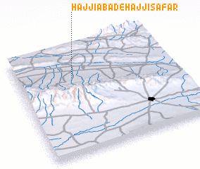 3d view of Ḩājjīābād-e Ḩājjī Şafar