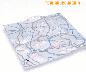 3d view of Tow Kahūr-e Jaghīn