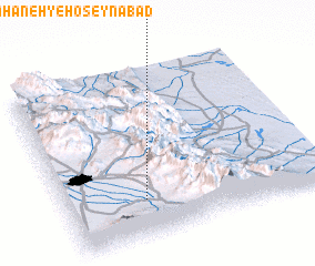 3d view of Bīkand Dahaneh-ye Ḩoseynābād