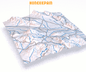 3d view of Honek-e Pāʼīn