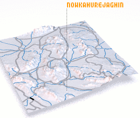 3d view of Now Kahūr-e Jaghīn