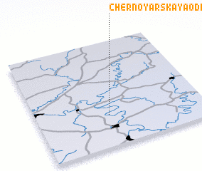 3d view of Chernoyarskaya Odina