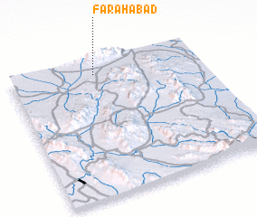 3d view of Faraḩābād