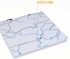 3d view of Kyzyl-Yar