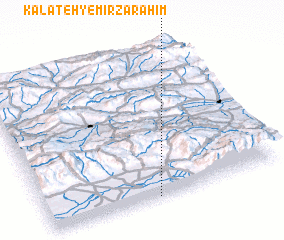 3d view of Kalāteh-ye Mīrzā Raḩīm