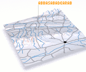 3d view of ‘Abbāsābād-e ‘Arab