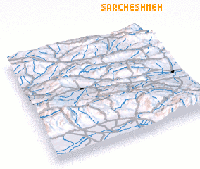 3d view of Sar Cheshmeh