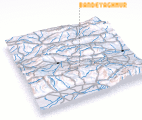 3d view of Band-e Yaghmūr