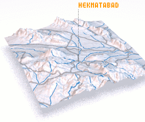 3d view of Ḩekmatābād