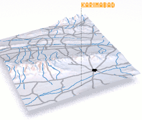 3d view of Karīmābād