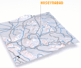 3d view of Ḩoseynābād