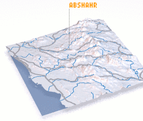 3d view of Āb Shahr