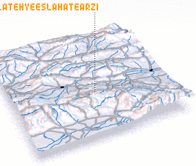 3d view of Kalāteh-ye Eşlāḩāt-e Arẕī