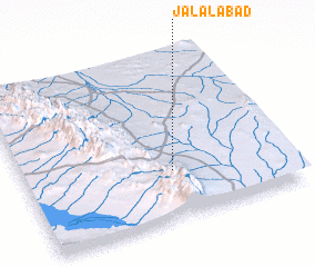 3d view of Jalālābād