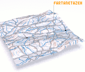 3d view of Farţān-e Tāzeh