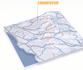 3d view of Shahr-e Pūm