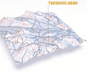 3d view of Tavakkolābād