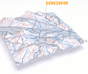 3d view of Deh-e Şafar