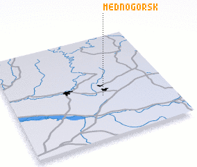 3d view of Mednogorsk