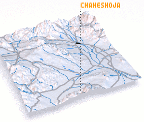 3d view of Chāh-e Shojā‘