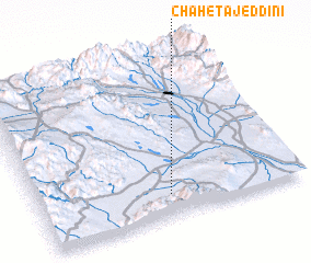 3d view of Chāh-e Tāj ed Dīnī