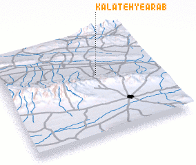 3d view of Kalāteh-ye ‘Arab