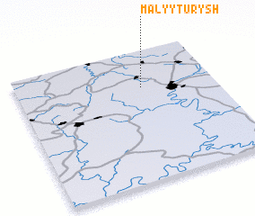 3d view of Malyy Turysh