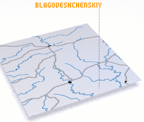 3d view of Blagoveshchenskiy