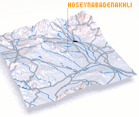 3d view of Ḩoseynābād-e Nakhlī