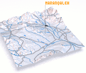 3d view of Mārān Qal‘eh