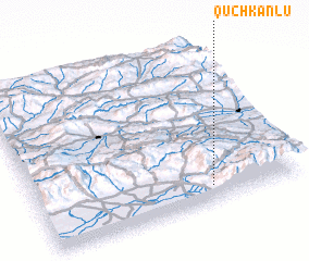 3d view of Qūchkānlū