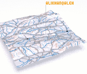 3d view of ‘Alī Khān Qal‘eh