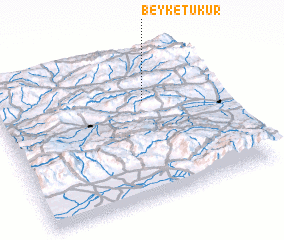 3d view of Beyk-e Tūkūr