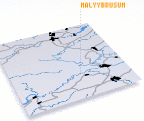 3d view of Malyy Brusum