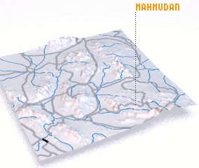 3d view of Maḩmūdān