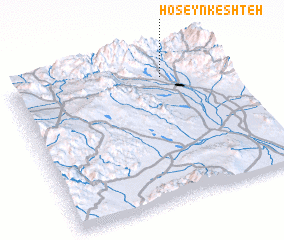 3d view of Ḩoseyn Keshteh