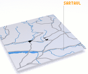 3d view of Sart-Aul