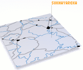 3d view of Sukhaya Reka