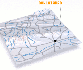 3d view of Dowlatābād