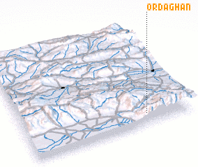 3d view of Ordaghān