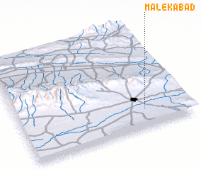 3d view of Malekābād