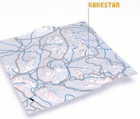 3d view of Kakestān