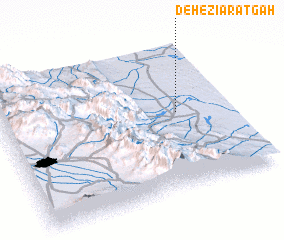3d view of Deh-e Zīāratgāh