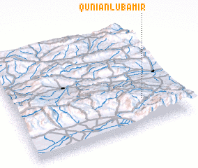 3d view of Qūnīānlū Bāmīr